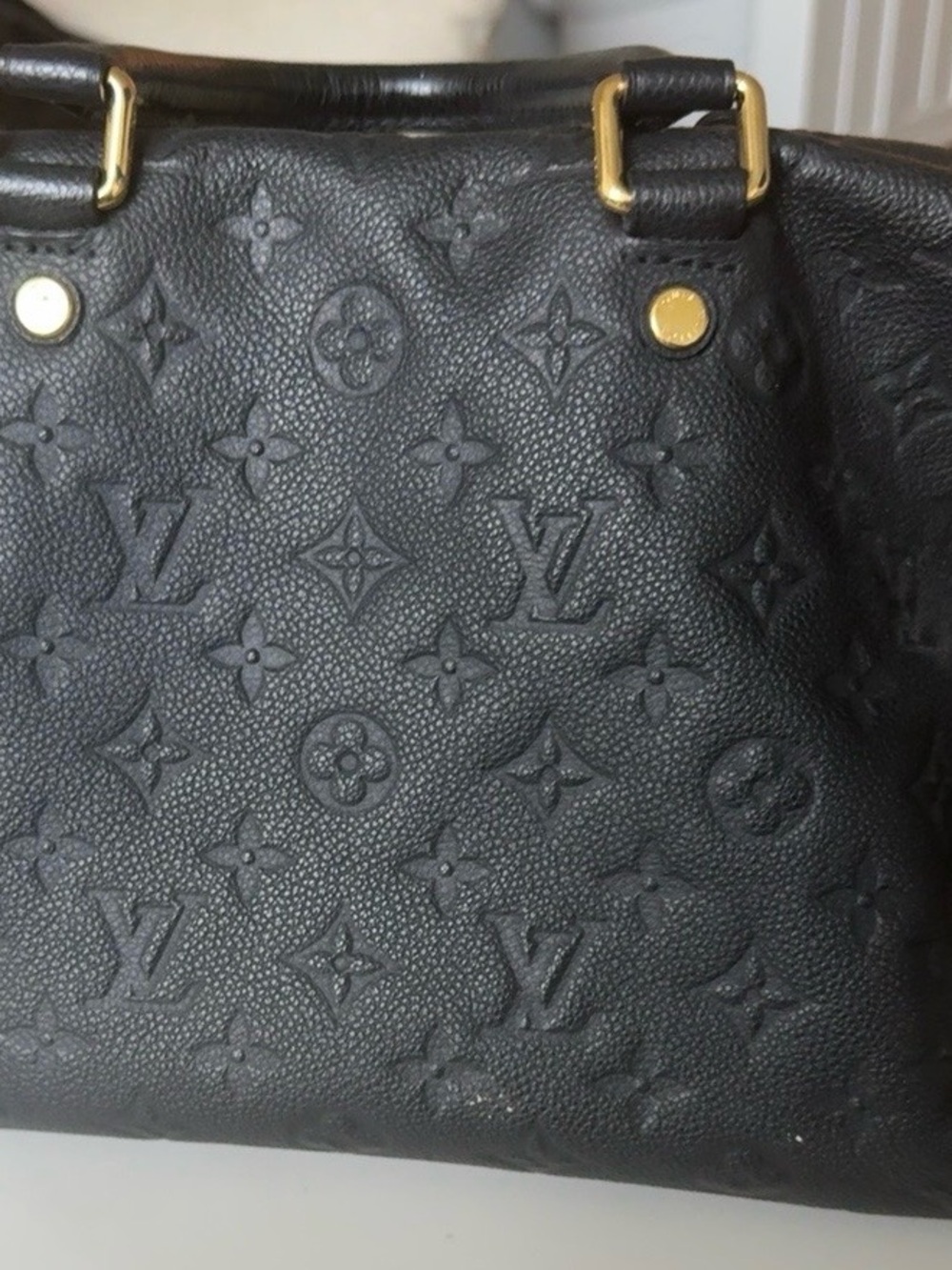 Louis Vuitton Speedy Bandoulière 25 in Black Monogram Empreinte leather